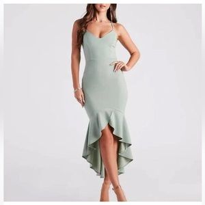 Windsor sage/mint dress